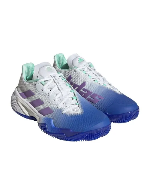 Adidas Barricade Clay Blanco Azul Mujer | Ofertas de pádel
